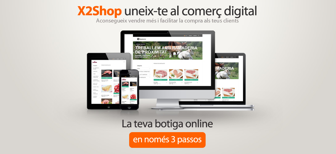 X2Shop, la teva botiga online